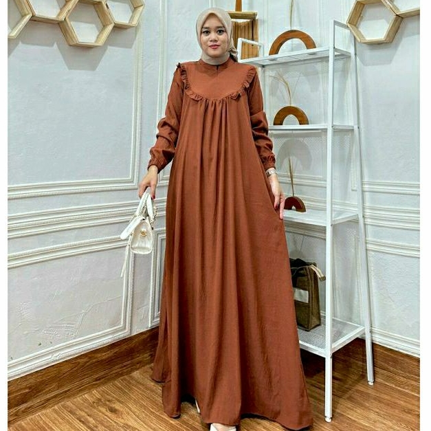 KANIA DRES GAMIS ROSALIA IMPOR GAMIS TERBARU GAMIS LEBARAN