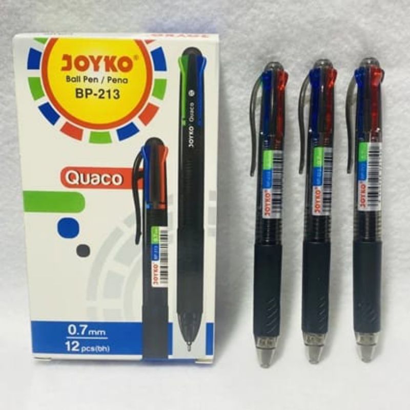 

(PCS) BOLPOINT / BULPEN JOYKO CETEK QUACO 4 WARNA 0.7