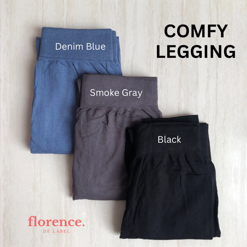 COMFY LEGGING / Legging Premium Stretch Highwaist Anti Jiplak Legging Bumil