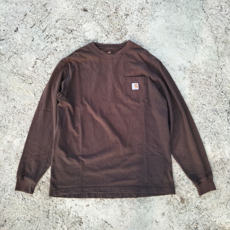Longslevee Carhartt dark brown