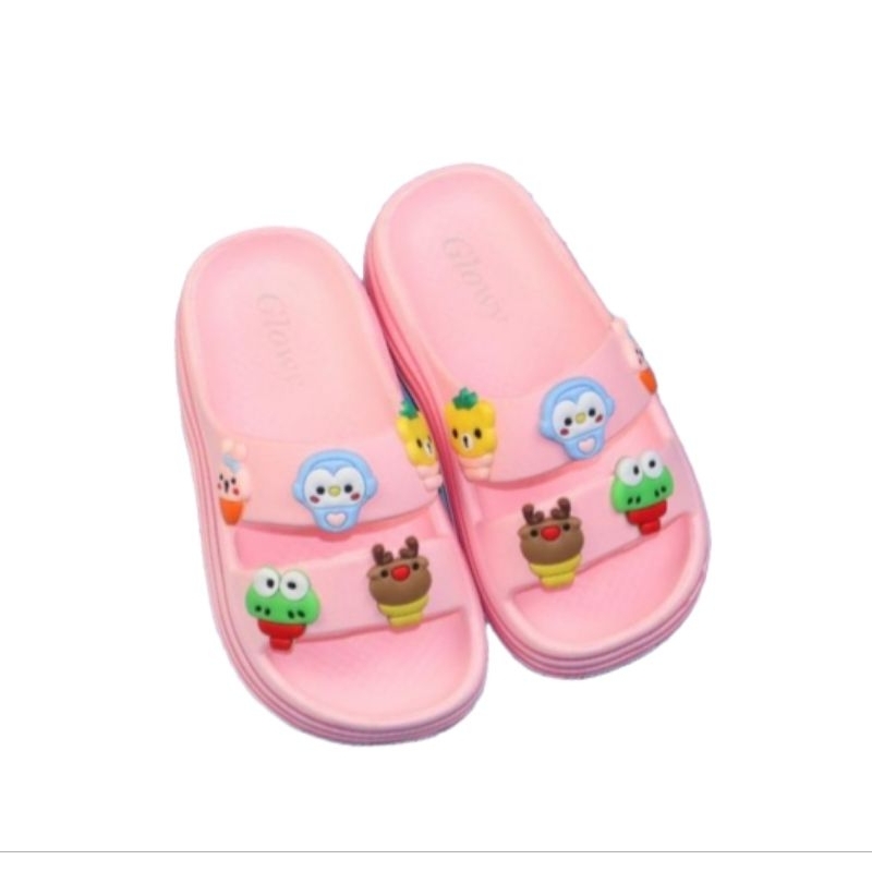 Sandal Anak Cewek Sandal Selop Ban Dua Anak Perempuan Empuk Sendal Fuji Anak Cewek Slip On Import Pariasi jibbizt