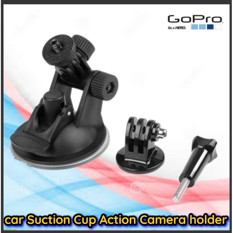 car vlog mobil holder action camera termasuk mounting adapter dan smartphone handphone HP