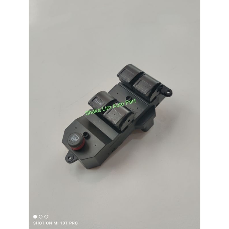 Saklar Switch Tombol Power Window Central Lock Kaca Depan Kanan RH Honda Jazz Old CRV Gen2 New City 