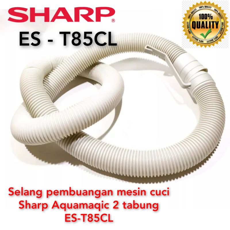 Selang Pembuangan Mesin Cuci SHARP Aquamaqic ES-T85CL  2 Tabung