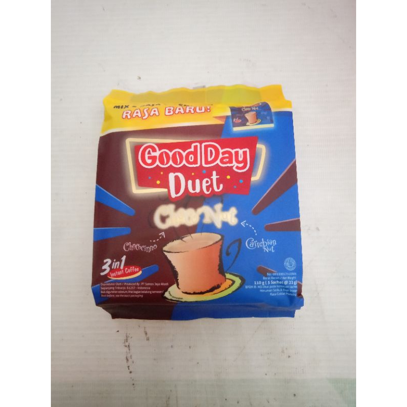 

good day duet choconut per pak isi 5 sachet