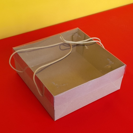 

T'raja Box Kraft Mika Tali 25x25x8cm