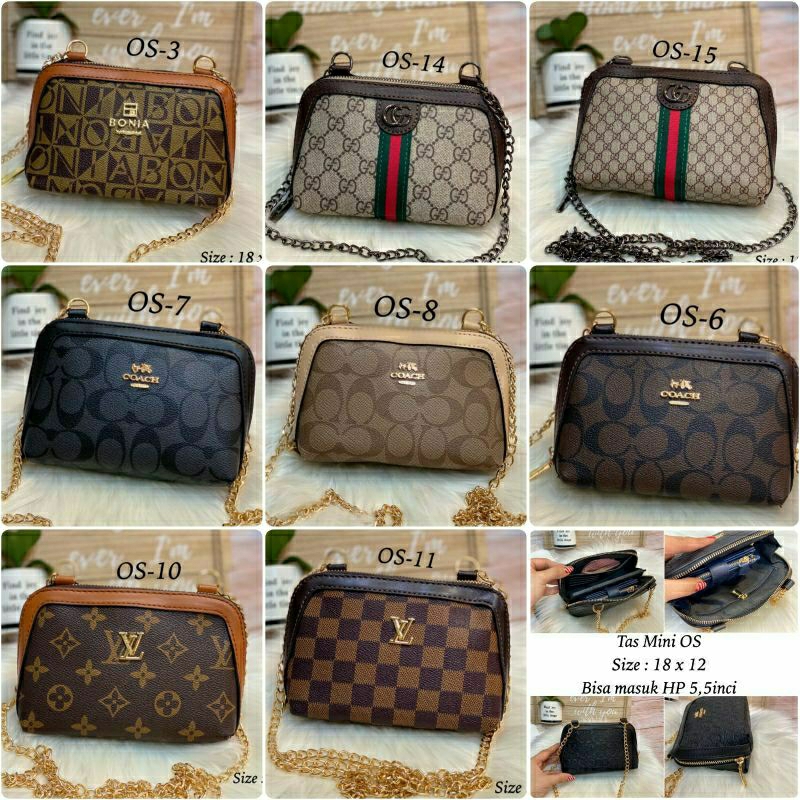 TAS OVAL /MINI WANITA IMPORT BISA COD