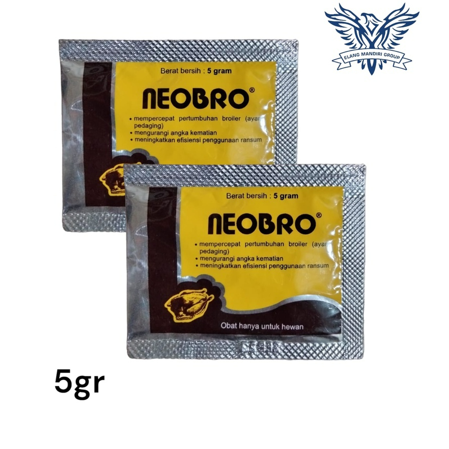 NEOBRO 5gr Vitamin Penambah Nafsu Makan Penggemuk Broiler