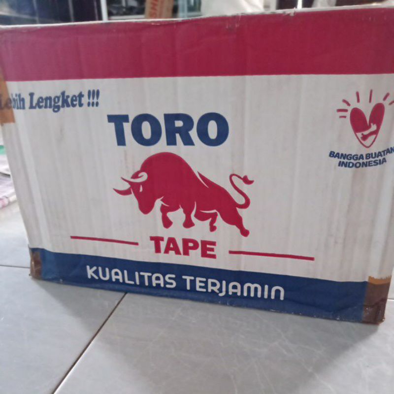 Lakban 1 karton 48x90 bc TORO Lakban murah berkwakitas