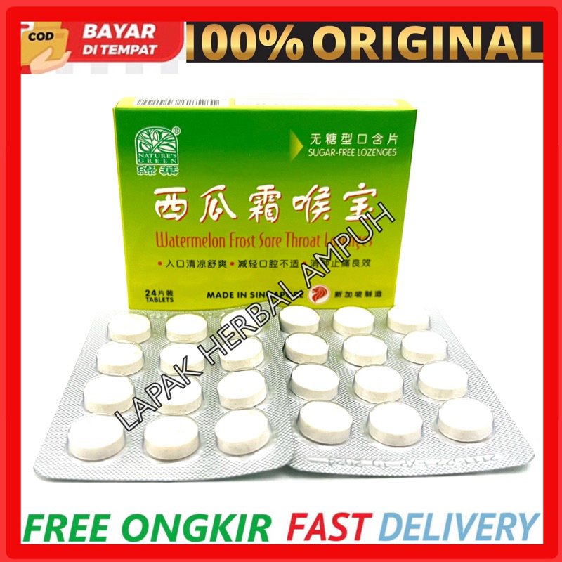 WATERMELON FROST SORE THROAT LOZENGES SINGAPORE