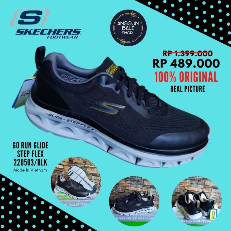 sepatu skechers original pria go run glide