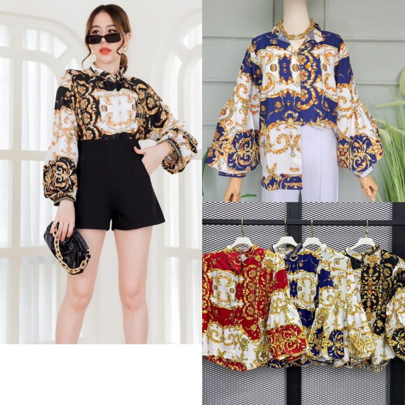 TOP MOTIF MEVVAH // ATASAN MOTIF MEWAH PREMIUM // FASHION IMPORT PREMIUM BKK // FASHION IMPORT PREMIUM MURAH