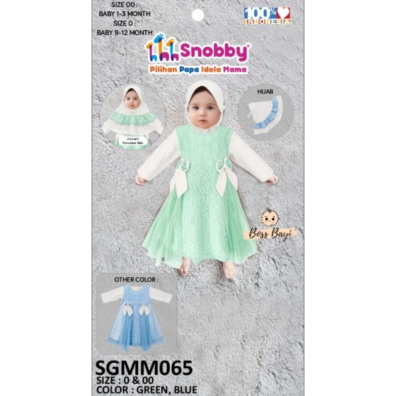 SNOBBY - Gamis Hijab Bayi Anak SGMM057| SGMM065 | SGM066