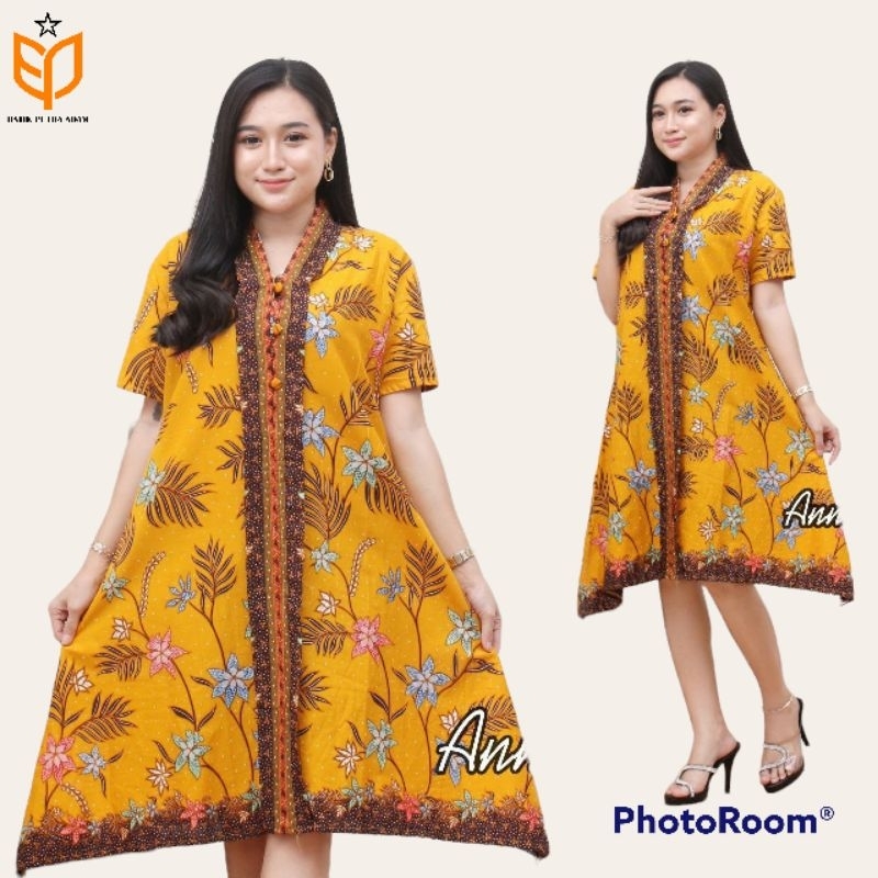 DRESS BATIK TERBARU KEKINIAN 2023 DRESS BATIK MODERN DRESS BATIK CANTIK DRESS BATIK REMAJA