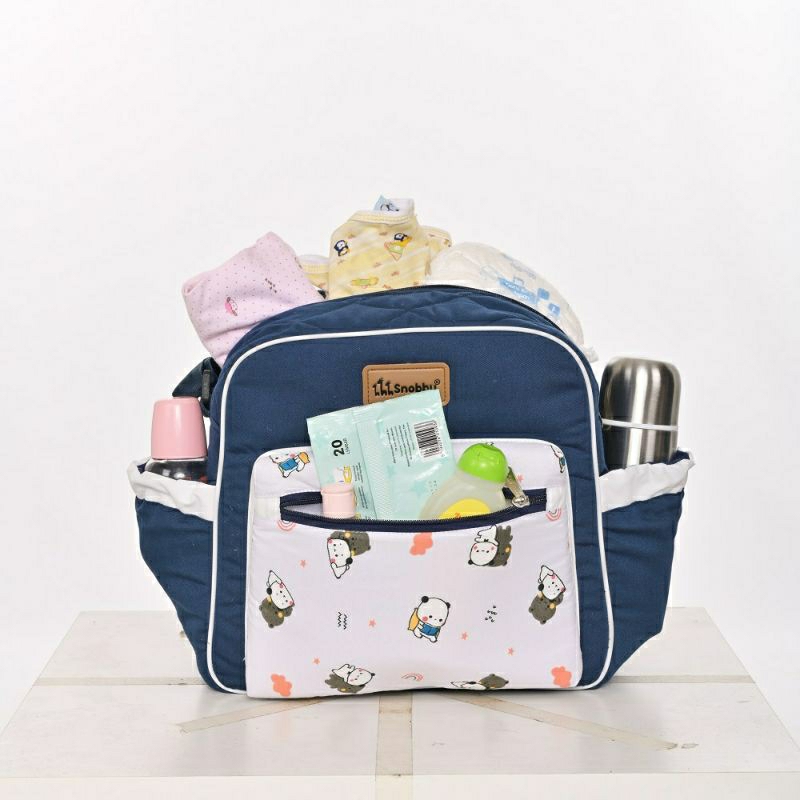 Snobby tas bayi medium saku print bearly series - SBT 7372