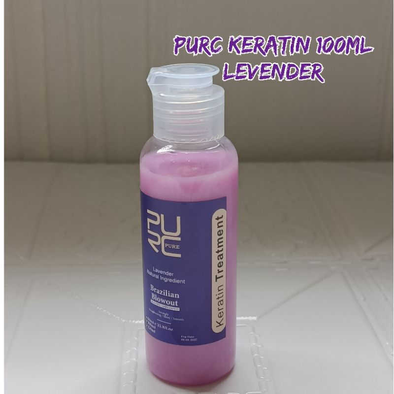 Purc Lavender  treatment brazilian pelurus rambut Smooting pure kratin original promo COD