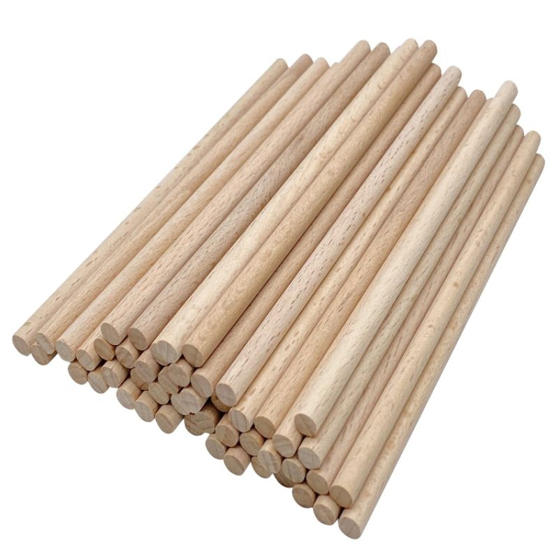 dowel kayu 19mmx100cm/stik dowel/stik kayu/gagang sapu