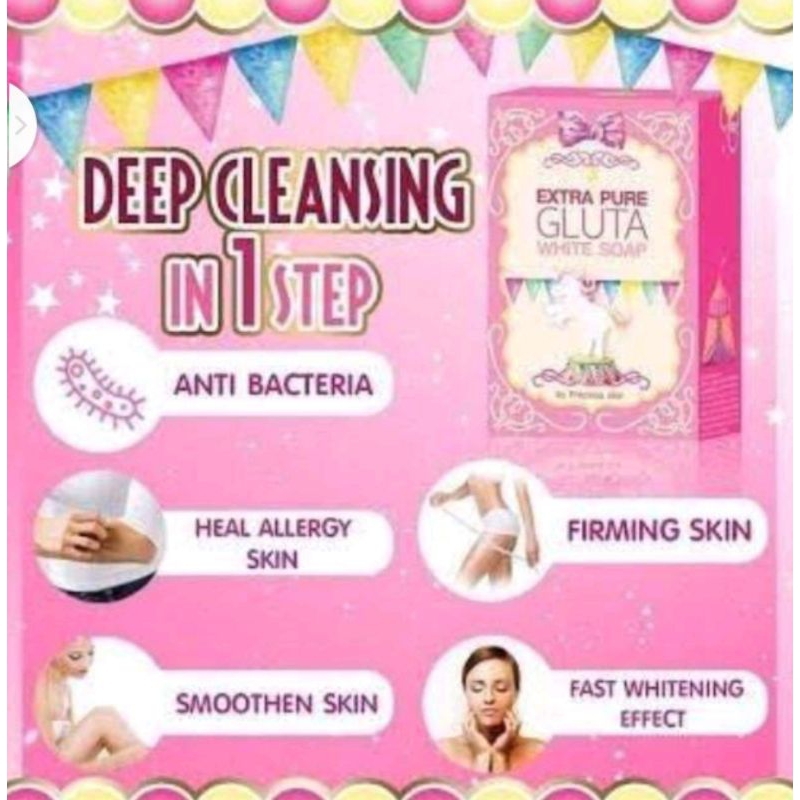 Precious Skin Thailand Extra Pure Gluta Whitening Body &amp; Face Soap / Sabun