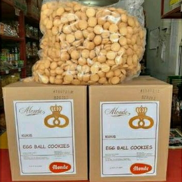 

Monde Egg Ball Cookies 3,5kg (Kartonan)