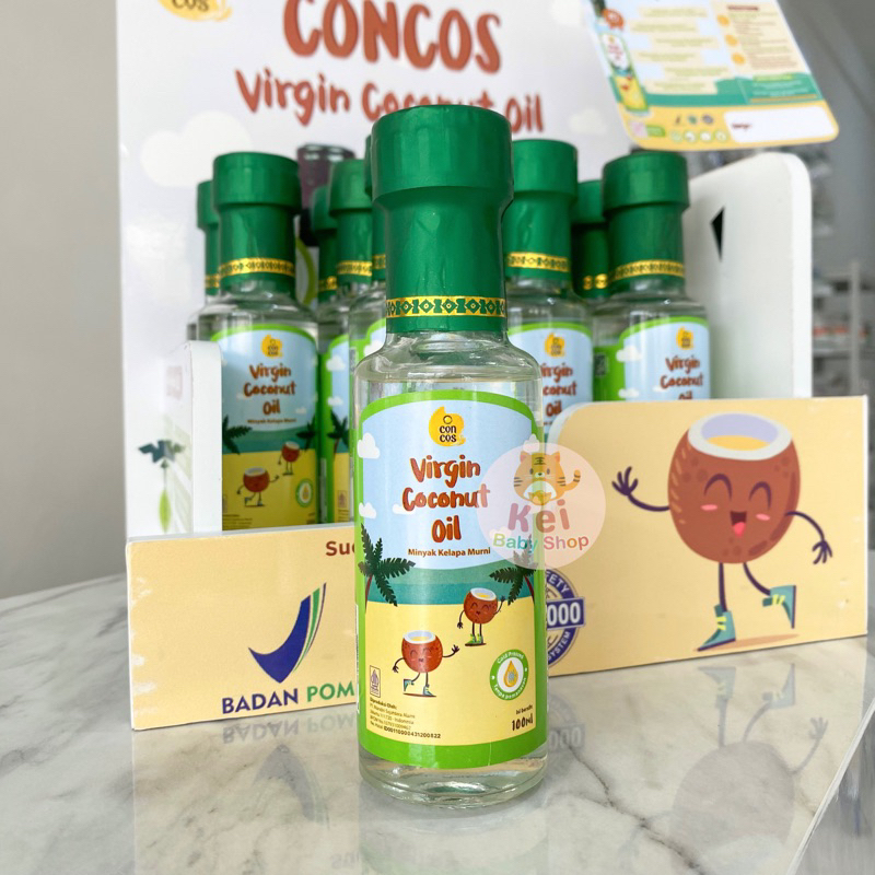 Concos Virgin Coconut Oil 100ml / Minyak Kelapa MPASI / Minyak Kelapa Murni