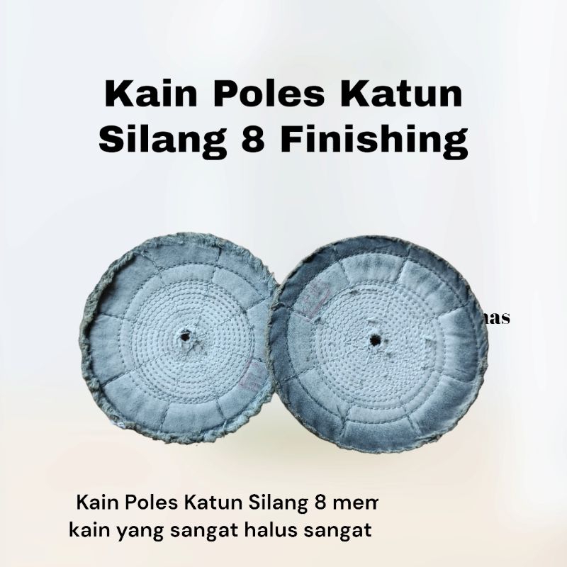 Kain Poles Katun Finishing Silang 8 / Kain Poles Finishing