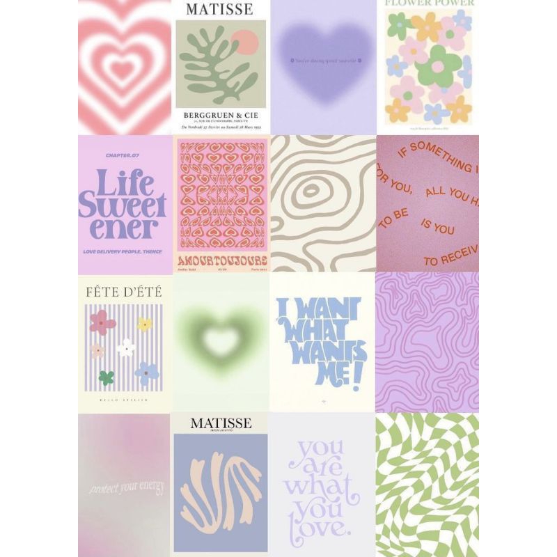 

Stiker Warna Pastel Aesthetic | Sticker Anti Air untuk Journal & Scrapbook