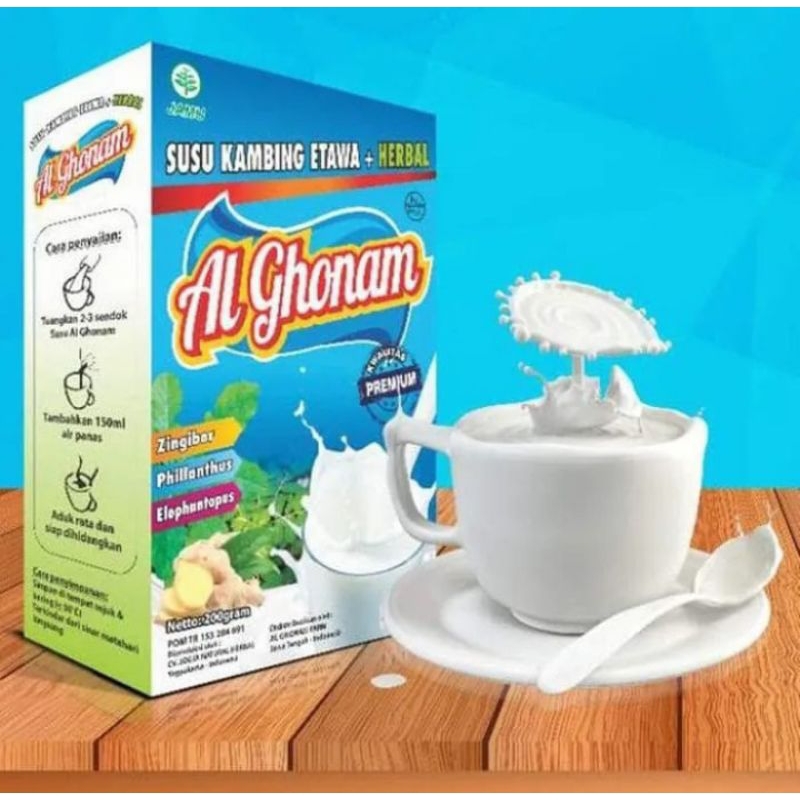 

Al-Ghonam Susu Bubuk Kambing Etawa Plus Herbal