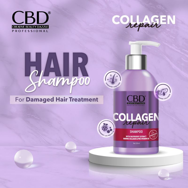 CBD Collagen Repair | Shampoo | Conditioner | Hair mask | Hair serum