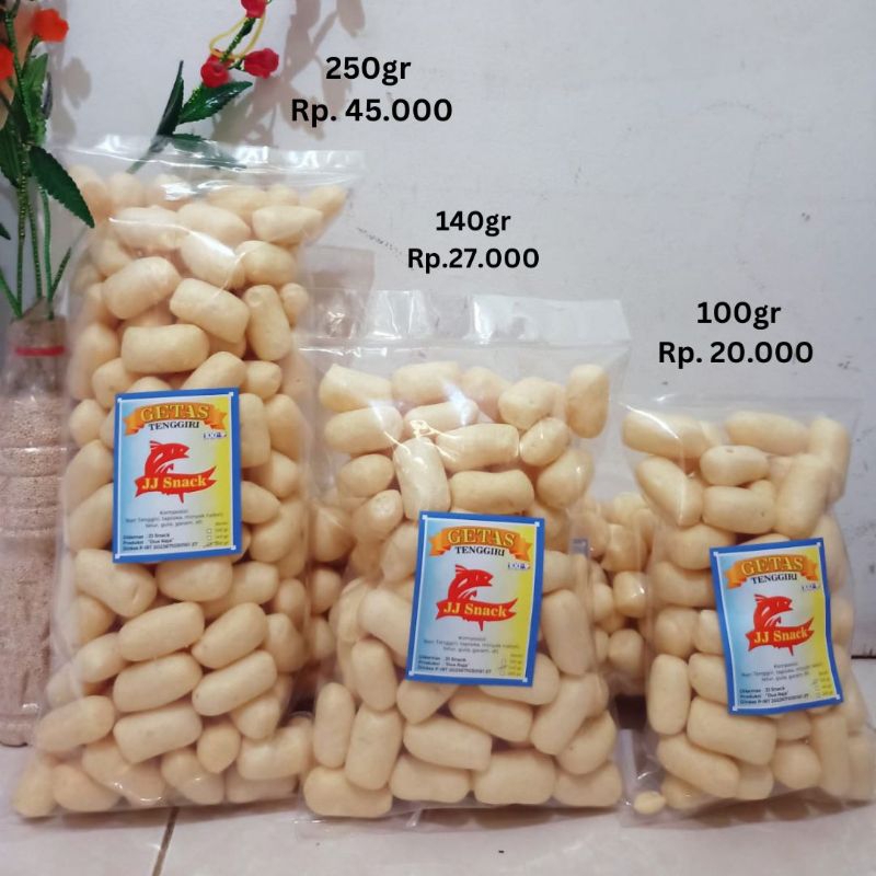 

Kerupuk Getas Bangka | Asli Ikan Tenggiri | Kerupuk Bulat | Kerupuk Murah 100 gr 14 gr 250 gr