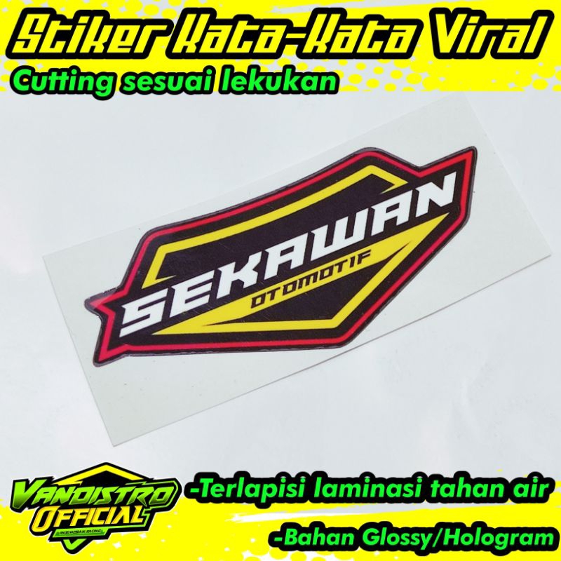 stiker sekawan otomotif