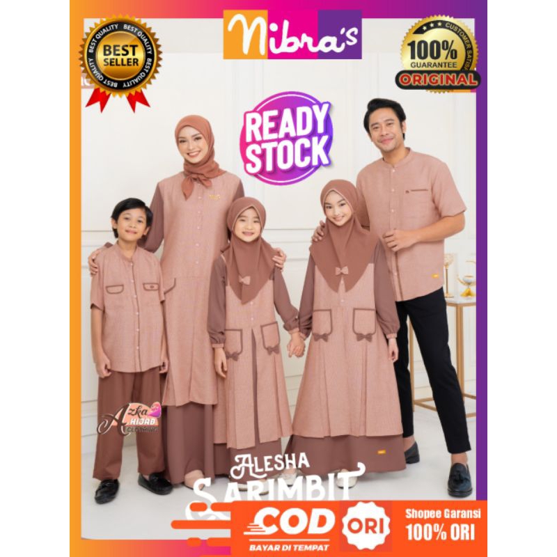 SARIMBIT ALESHA TERRACOTA SARIMBIT NIBRAS TERBARU LEBARAN 2023 / NIBRAS SARIMBIT KELUARGA 2023 / BAJ