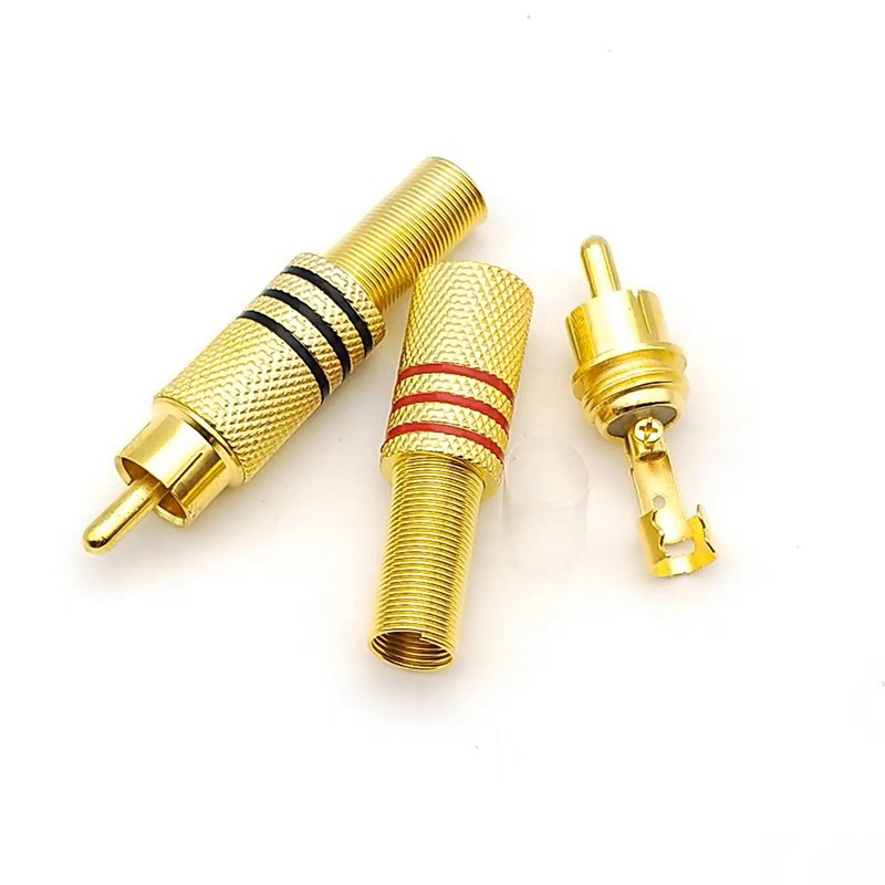 JACK RCA / JEK RCA GOLD / JEK RCA / JACK AUDIO  BAGUS ORIGINAL HARGANYA 1 PASANG