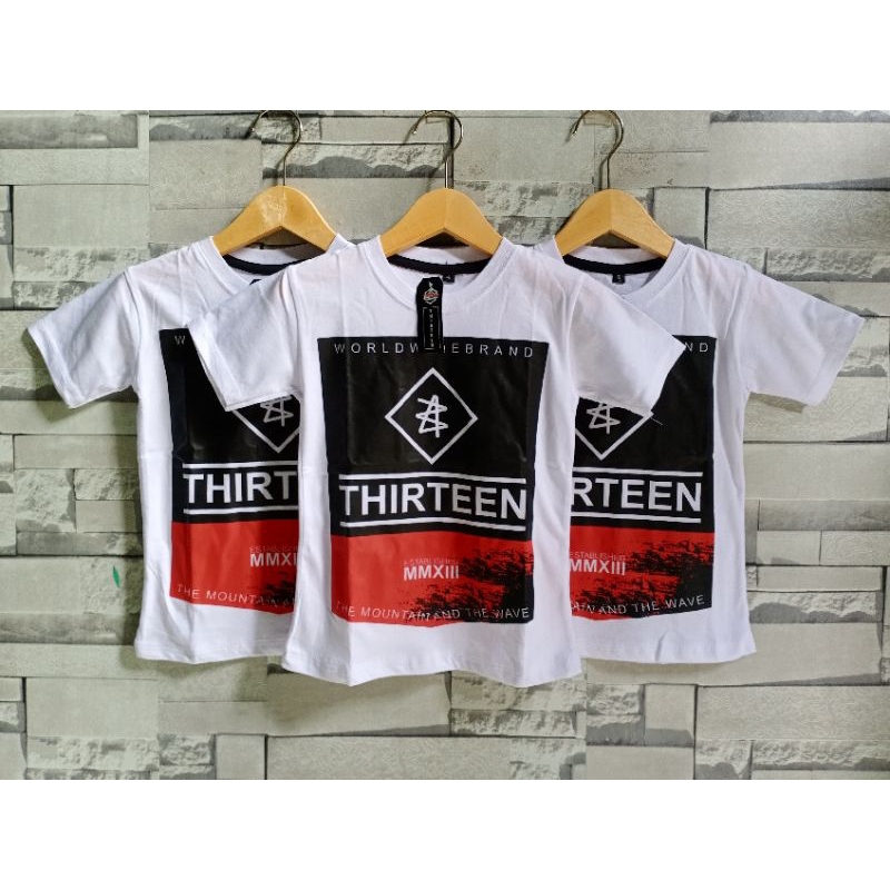 Kaos distro anak thirteen