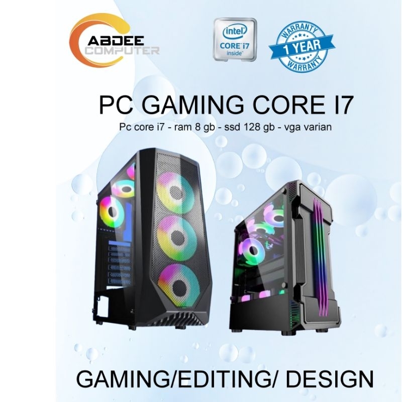 Pc Gaming Core i7 Ram 16 Gb Ssd 128 Gb Hdd 500 GB Vga 4 Gb Gtx 750ti