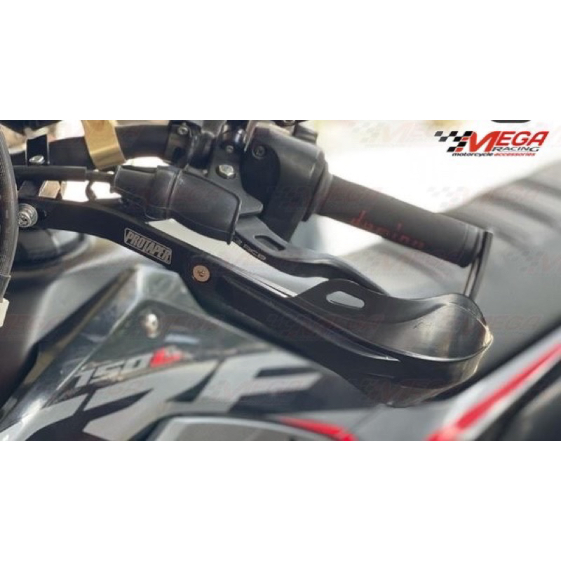 Handguard proguard Trail model Tulang cnc hitam.. Protaper