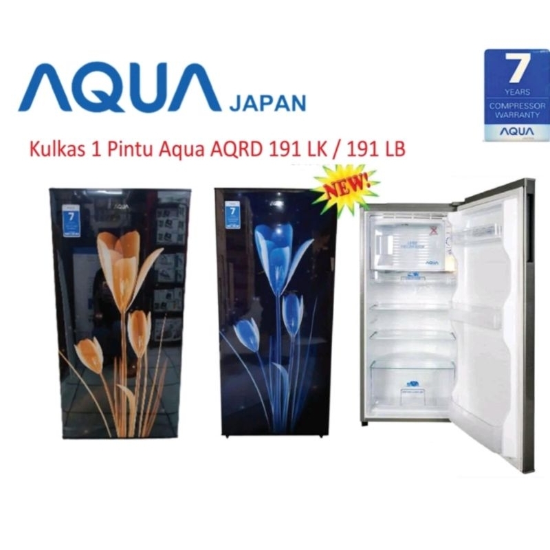 AQUA KULKAS 1 PINTU AQR-D191LKLB