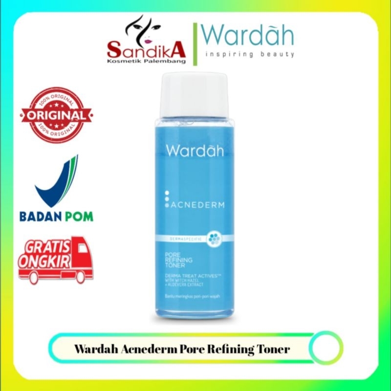 Wardah Acnederm Pore Refining Toner / pembersih muka