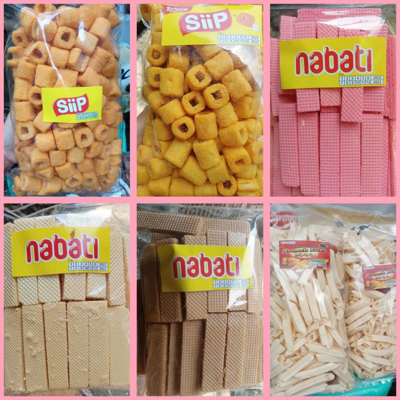 

Snack Ori Siip|Nabati wafer|Frenchfries