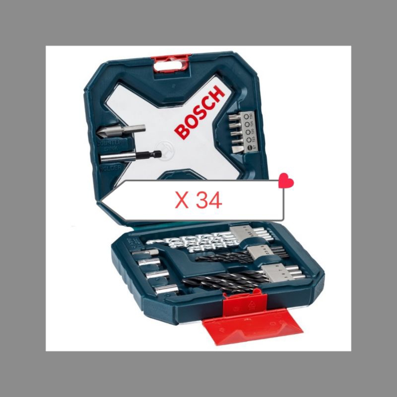 Bosch Xline 33 pcs mata bor mata obeng