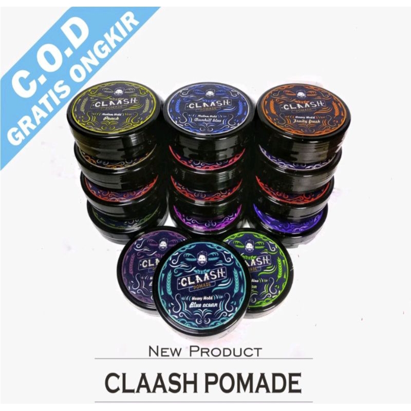 minyak rambut pomade 50gram/ pomade minyak rambut claash 50gram/ pomade minyak rambut/ pomade
