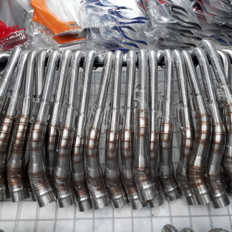 Leher knalpot Cbr 150R facelift k45g k45n k45r CBR 150 lokal k45 CBR150 CBU bahan stainless