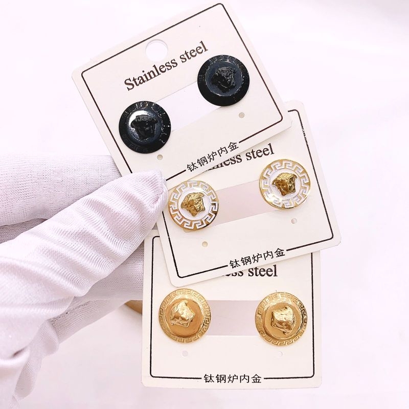 Anting Titanium asli anting Bahan Bagus Premium Quality Anti karat anti alergi  Stainless steel ori branded band 12290