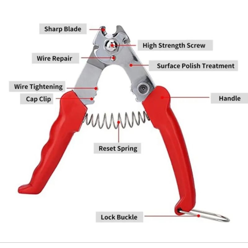 Tang Potong Kabel Shifter Rem Sepeda Alat Pemotong Kawat Cuttre Wire Cable