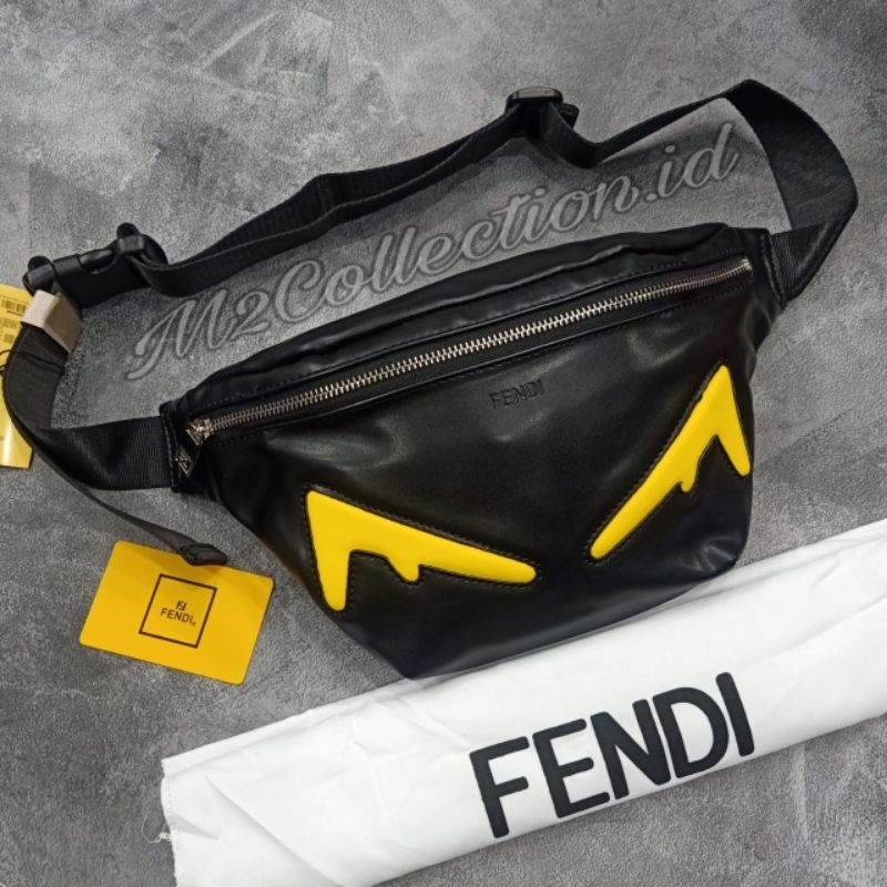 WAISTBAG FENDI Diabolic Eyes Belt Bag Tas Pinggang Premium Impor