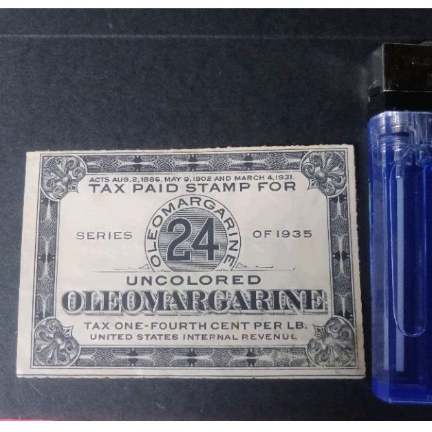 

Koleksi Prangko Kuno Inggris Tax 24 Ole Margarine