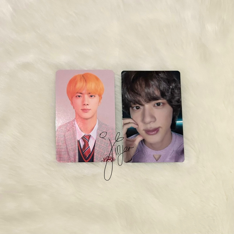 booked Seokjin ums jepang + jin love your self osis pc photocard bts jin the astronaut pob japan jpn