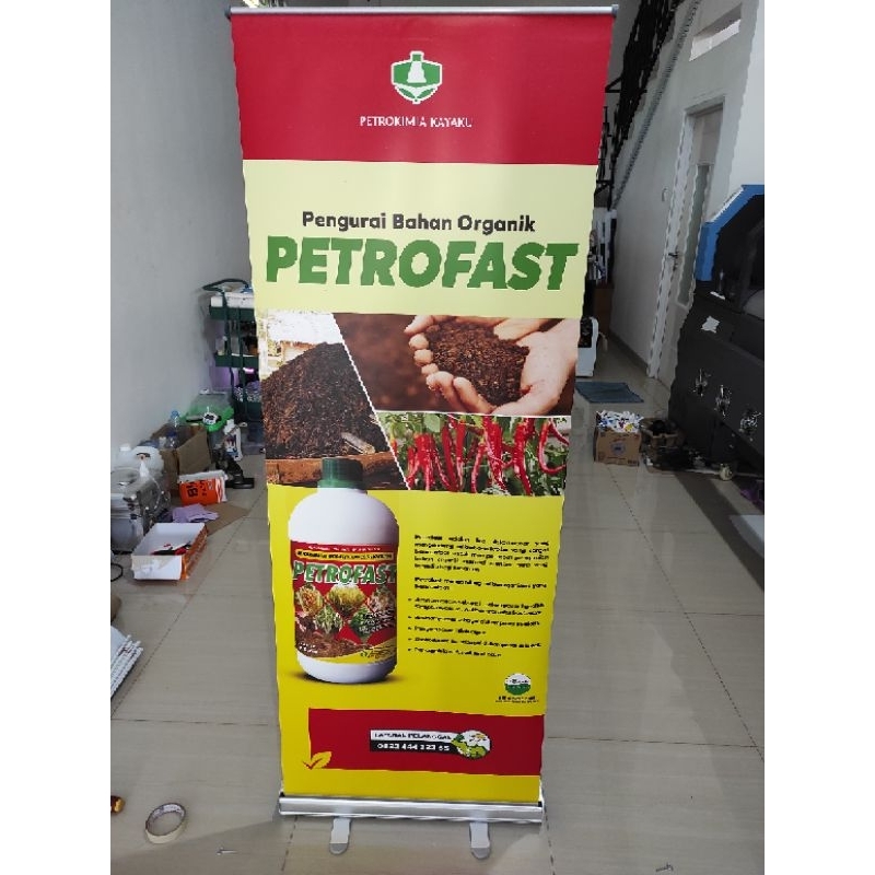 

Cetak roll up rollup banner 60x160 promosi jualan event