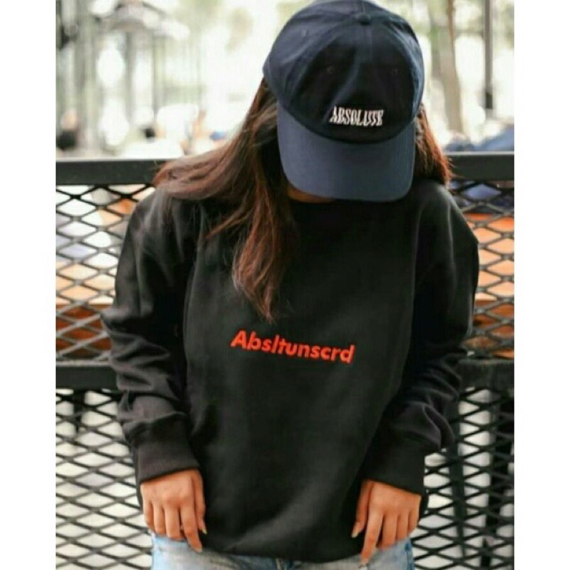 308 Absltunscrd Sweater Crewneck Abslt Black Unisex