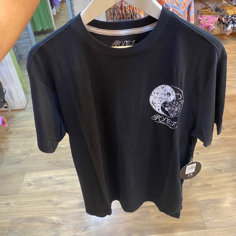 KAOS PRIA RVCA ORIGINAL MISTER CARTOON YING YANG