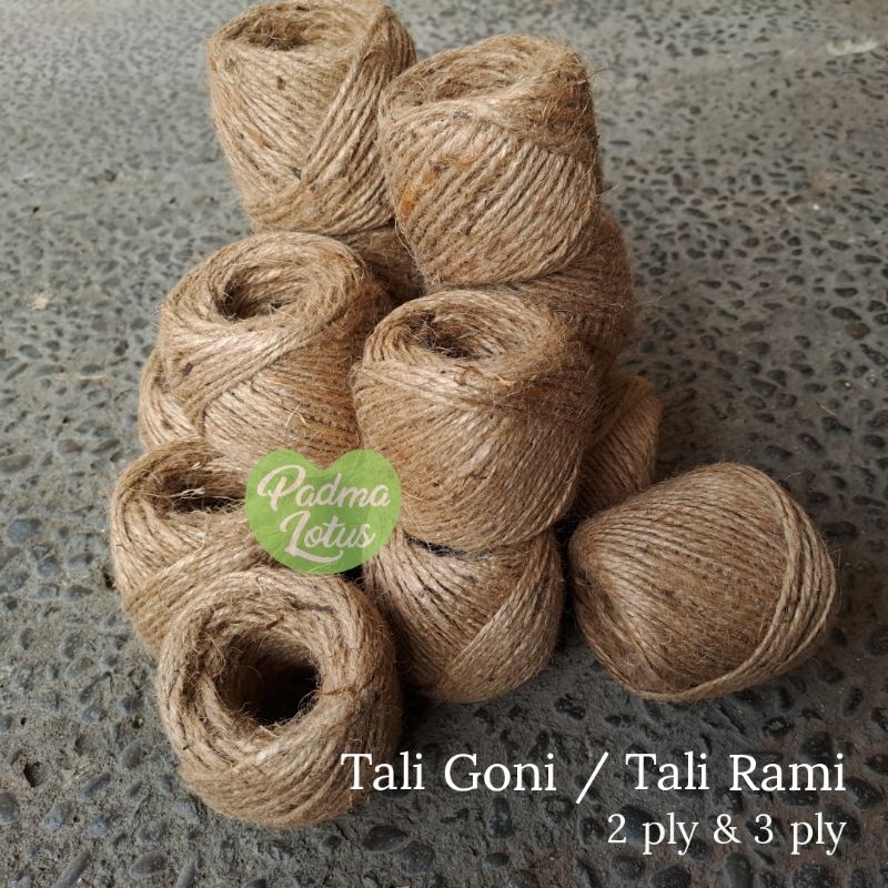 Tali Goni tali Rami coklat 3 ply 2 ply